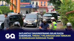 Satlantas Tanjungpinang Gelar Razia Gabungan, Tindak 7 Pelanggar dan Temukan 35 Kendaraan Nunggak Pajak