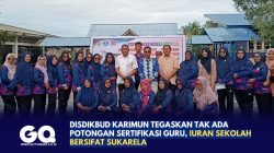 Disdikbud Karimun Tegaskan Tak Ada Potongan Sertifikasi Guru, Iuran Sekolah Bersifat Sukarela