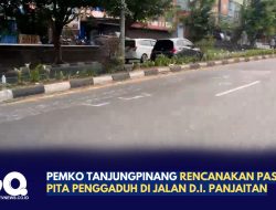 Pemko Tanjungpinang Rencanakan Pasang Pita Penggaduh di Jalan D.I. Panjaitan
