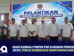 Riadi Kembali Pimpin PWI Karimun Periode 2026-2029, Fokus Kaderisasi Wartawan dan Sinergi
