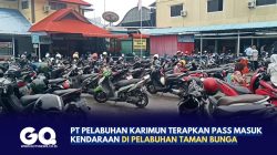 PT Pelabuhan Karimun Terapkan Pass Masuk Kendaraan di Pelabuhan Taman Bunga