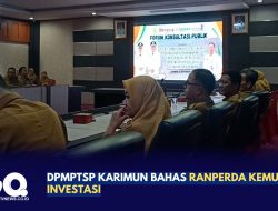 DPMPTSP Karimun Bahas Ranperda Kemudahan Investasi