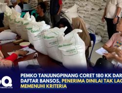 Pemko Tanjungpinang Coret 180 KK dari Daftar Bansos, Penerima Dinilai Tak Lagi Memenuhi Kriteria