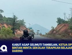 Kabut Asap Selimuti Tambelan, Ketua DPRD Bintan Minta Sekolah Terapkan Belajar Daring