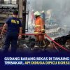 Gudang Barang Bekas di Tanjung Unggat Terbakar, Api Diduga Dipicu Korsleting Listrik