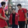 Ketum PSSI Erik Thohir Tinjau Langsung Latihan Timnas Indonesia Jelang Lawan Malaysia