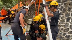 Jaga Kesiapsiagaan, SAR Natuna Gelar Latihan Confined Space Rescue di Sumur