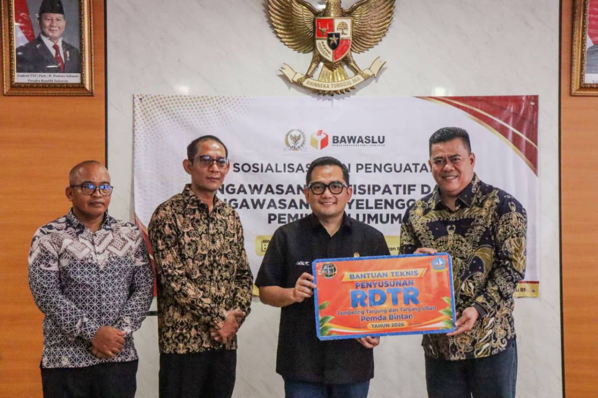 Pemkab Bintan Terima Sertifikat Aset BMD, Wakaf, PTSL Hingga Bantuan Teknis RDTR.