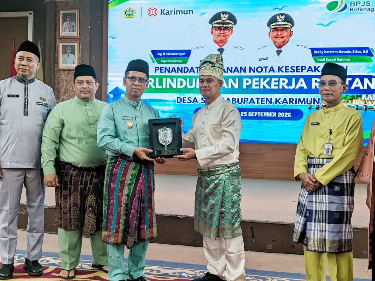 Bupati Iskandarsyah Targetkan 4.200 Pekerja Rentan Dilindungai BPJS Ketenagakerjaan, Tahap Awal Kuota 100 Orang per Desa.