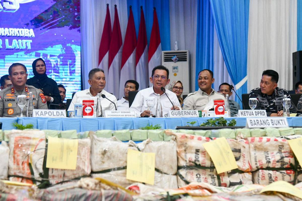 Penyeludupan 800 Kg Ketamin Berhasil Digagalkan, Gubernur Ansar Tegaskan Kepri Aman untuk Investasi.
