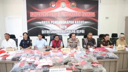 Polda Kepri Musnahkan Barang Bukti Narkotika, Selamatkan 56 Ribu Jiwa.