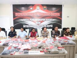 Polda Kepri Musnahkan Barang Bukti Narkotika, Selamatkan 56 Ribu Jiwa