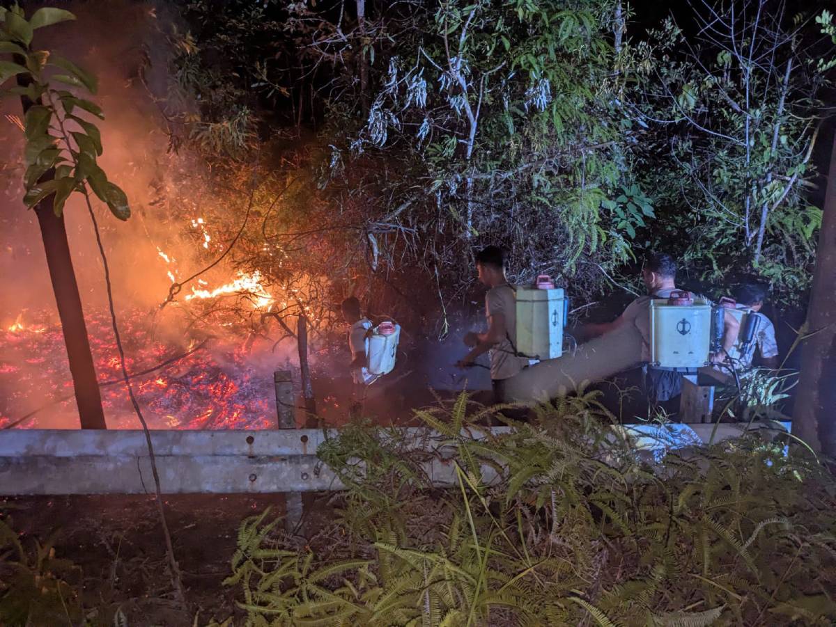 Polresta Barelang Bergerak Cepat, Karhutla di Galang dan Sagulung Berhasil Dikendalikan.
