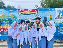 Satlantas Polres Karimun Edukasi Pelajar Lewat Polisi Cilik dan Mural Keselamatan Berlalu Lintas