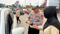 Tingkatkan Kepatuhan Berlalu Lintas, Satlantas Polresta Tanjungpinang Gelar Razia Gabungan