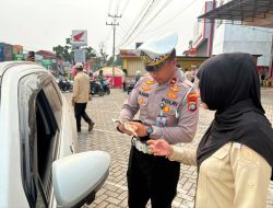 Tingkatkan Kepatuhan Berlalu Lintas, Satlantas Polresta Tanjungpinang Gelar Razia Gabungan