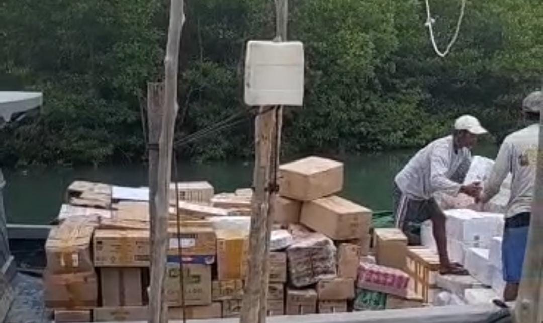 Marak Aktifitas Bongkar Muat di Pelabuhan Sei Gentong Tanjung Uban Jadi Sorotan.