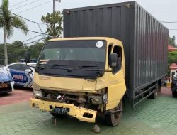 Tabrakan Beruntun di KM 7 Tanjungpinang, Supir Truk Box Diamankan Polisi