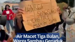 Air Macet Tiga Bulan, Warga Sambau Geruduk Kawasan Data Center Nongsa