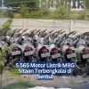 5.565 Motor Listrik MBG Sitaan Terbengkalai di Sentul