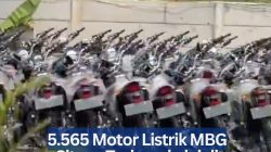 5.565 Motor Listrik MBG Sitaan Terbengkalai di Sentul