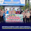 Antisipasi Dampak Kabut Asap Karhutla, Polresta Tanjungpinang Bagikan Ribuan Masker ke Pengendara‎