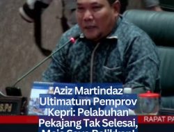 Aziz Martindaz Ultimatum Pemprov Kepri: Pelabuhan Pekajang Tak Selesai, Meja Saya Balikkan!