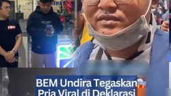 BEM Undira Tegaskan Pria Viral di Deklarasi Sumpah Pemuda Bukan Mahasiswa Kampus