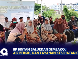 BP Bintan Salurkan Sembako, Air Bersih, dan Layanan Kesehatan Gratis