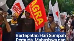 Bertepatan Hari Sumpah Pemuda, Mahasiswa dan Masyarakat Sipil Gelar Aksi Demo di Bundaran HI