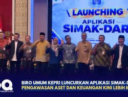 Biro Umum Kepri Luncurkan Aplikasi SIMAK-DARA, Pengawasan Aset dan Keuangan Kini Lebih Mudah