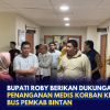 Bupati Roby Berikan Dukungan Penanganan Medis Korban Kecelakaan Bus Pemkab Bintan