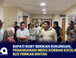 Bupati Roby Berikan Dukungan Penanganan Medis Korban Kecelakaan Bus Pemkab Bintan