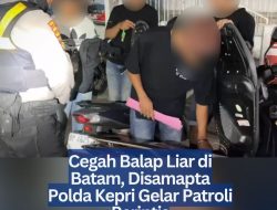 Cegah Balap Liar di Batam, Disamapta Polda Kepri Gelar Patroli Perintis