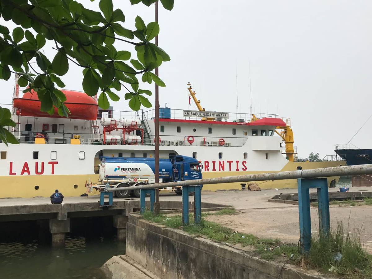 Cegah Pelanggaran, Pelni Tanjungpinang Perketat Pengawasan Pemuatan Barang KM Sabuk Nusantara 48.