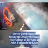 Detik-Detik Kapal Nelayan Ditabrak Kapal Kontainer di Bintan, 1 ABK Terjatuh ke Laut
