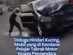 Diduga Hindari Kucing, Mobil yang di Kendarai Pelajar Tabrak Motor hingga Pengendara Tewas di Wacopek