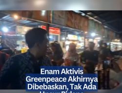 Enam Aktivis Greenpeace Akhirnya Dibebaskan, Tak Ada Unsur Pidana
