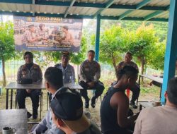 ‎Gelar ‘Sego Pagi’ di Pelabuhan Roro Dompak, Polsek KKP Tanjungpinang Serap Aspirasi Supir Lori dan Buruh
