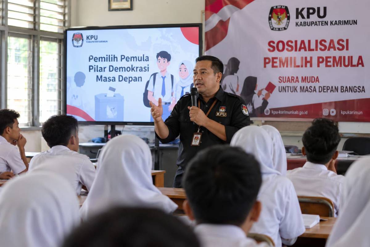 Jumlah Pemilih Pemula di Karimun Diprediksi Naik Lebih dari 20 Persen pada Pemilu 2029.