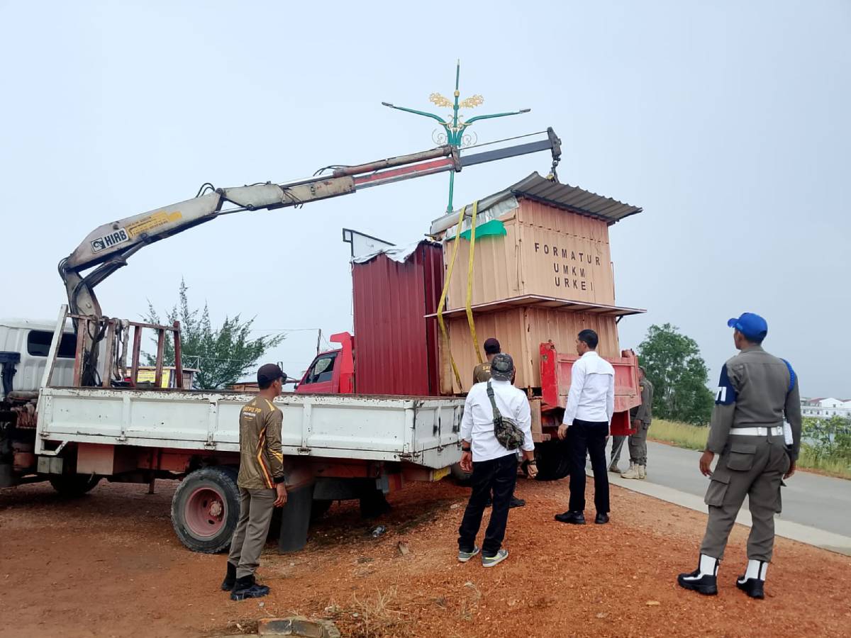 Kelanjutan Pembangunan Kawasan Gurindam 12, 57 UMKM Direlokasi ke Enam Titik Baru.