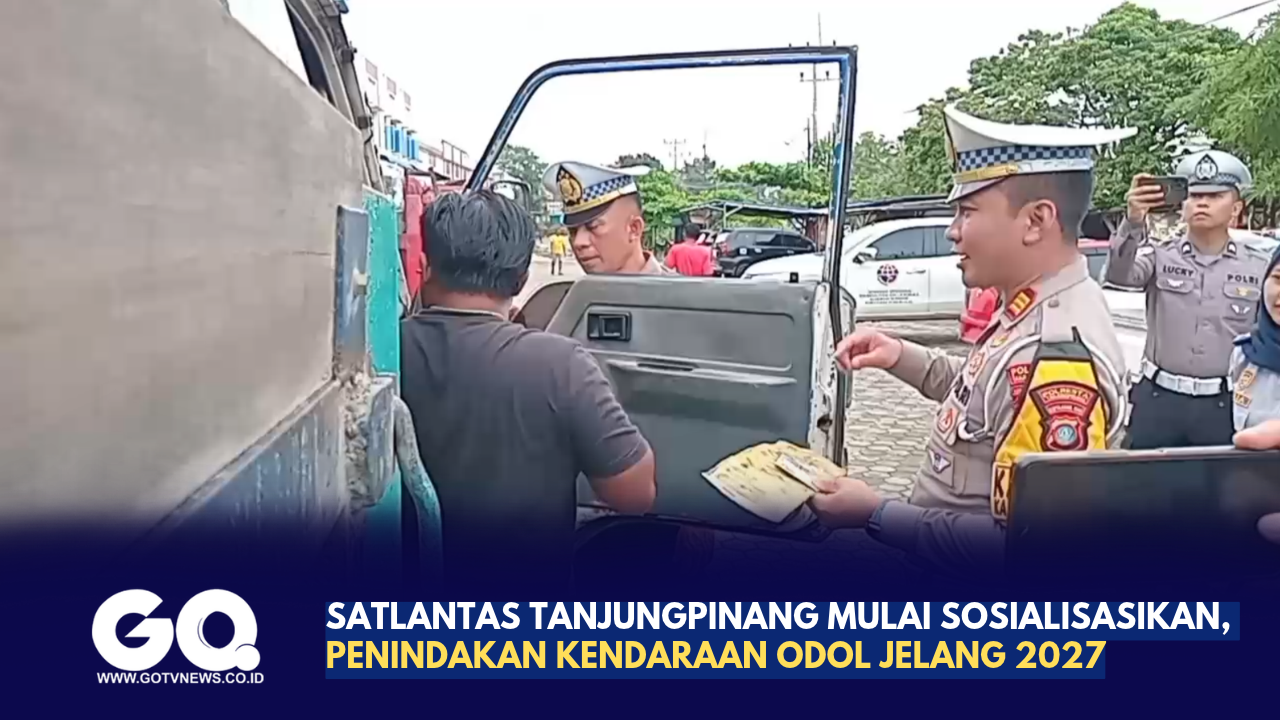 Satlantas Tanjungpinang Mulai Sosialisasikan Penindakan Kendaraan ODOL Jelang 2027.