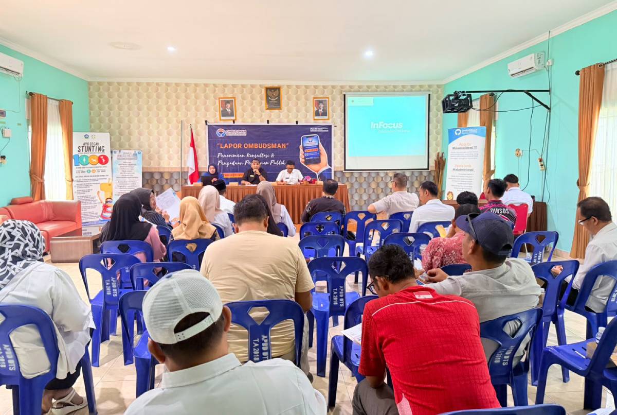 Lewat ‘Lapor Ombudsman’ Warga Bintan Sampaikan Keluhan Mulai dari Pertanahan, Infrastruktur hingga Kesehatan.