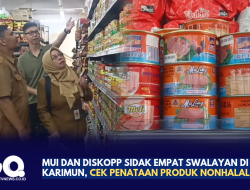MUI dan Diskopp Sidak Empat Swalayan di Karimun, Cek Penataan Produk Nonhalal