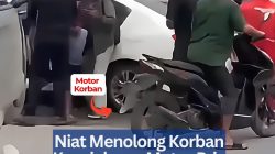 Niat Menolong Korban Kecelakaan, Motor Pria di Riau Malah Dicuri