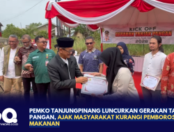 Pemko Tanjungpinang Luncurkan Gerakan Tanjak Pangan, Ajak Masyarakat Kurangi Pemborosan Makanan