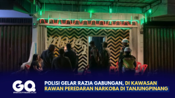 Polisi Gelar Razia Gabungan di Kawasan Rawan Peredaran Narkoba di Tanjungpinang