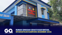 Rumah Singgah Sehati RSUD Bintan Ditargetkan Rampung Desember 2026