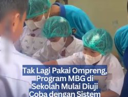 Tak Lagi Pakai Ompreng, Program MBG di Sekolah Mulai Diuji Coba dengan Sistem Prasmanan