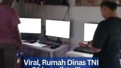 ‎Viral, Rumah Dinas TNI Diduga di Jadikan Markas Judi Online